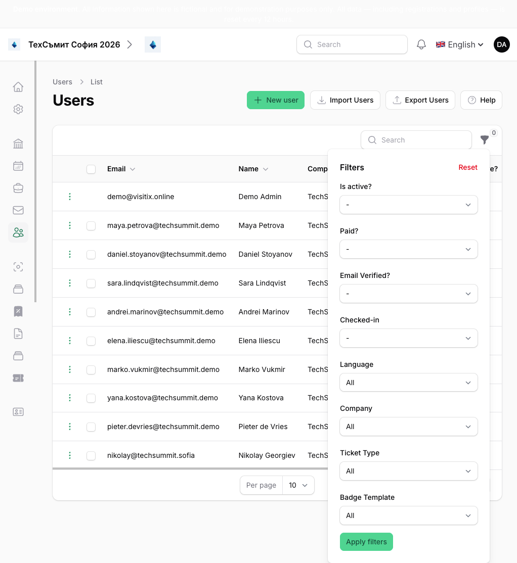 User management